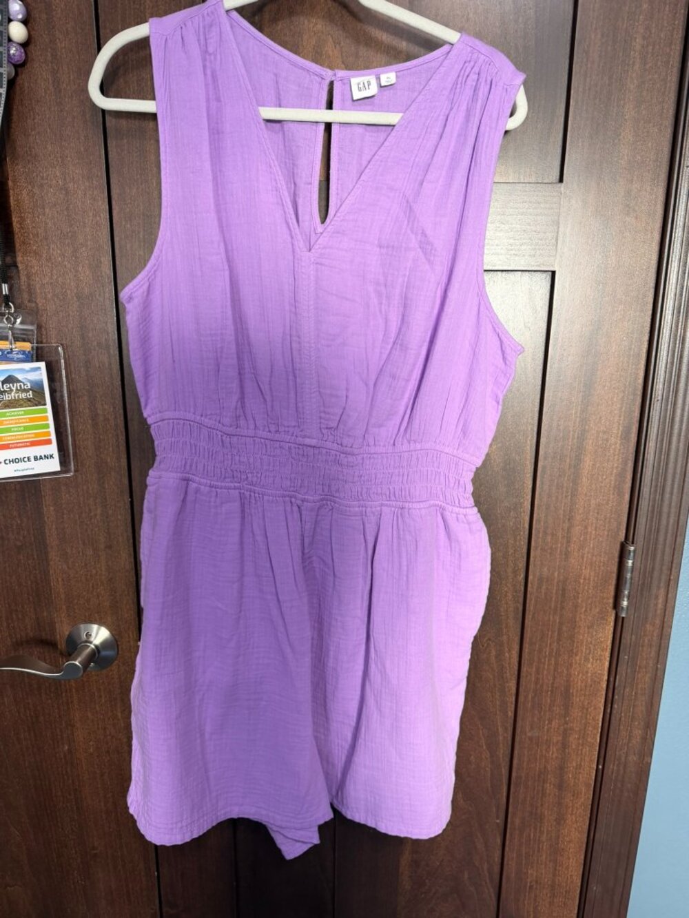 Womens XL Gap Lilac Romper